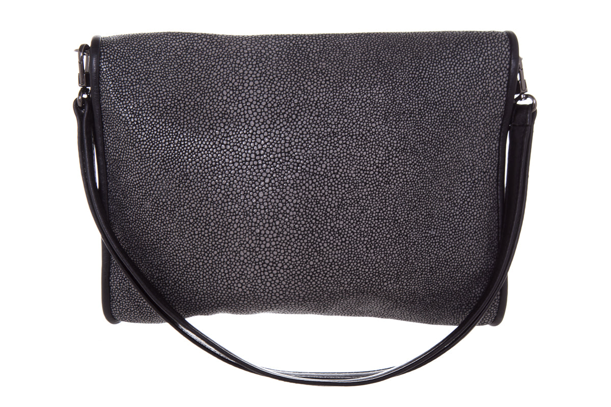 Longchamp Black Leather Shoulder Bag