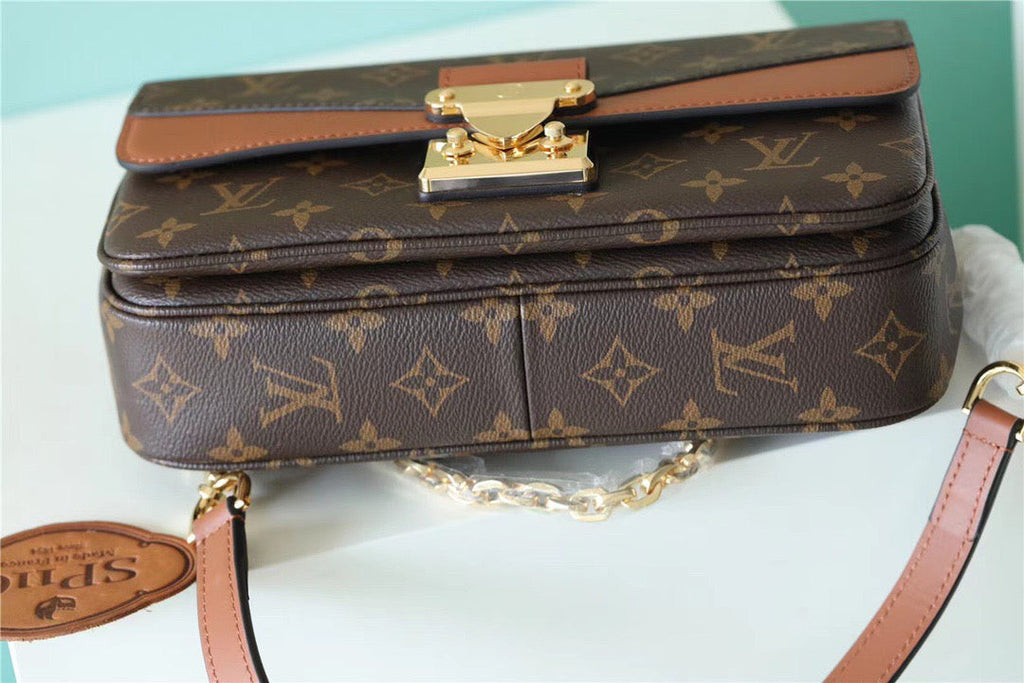 Louis Vuitton Marceau Monogram Canvas Caramel Brown For Women,  Shoulder and Crossbody Bags 9.6in/24.5cm Louis Vuitton M46127