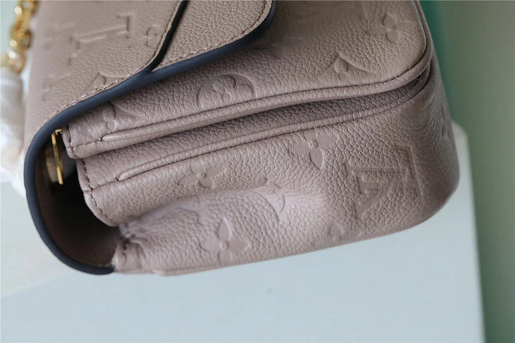 Louis Vuitton MarGLAMIau Monogram Empreinte Dove Gray For Women,  Shoulder And Crossbody Bags 9.6in/29.5cm Louis Vuitton M46199