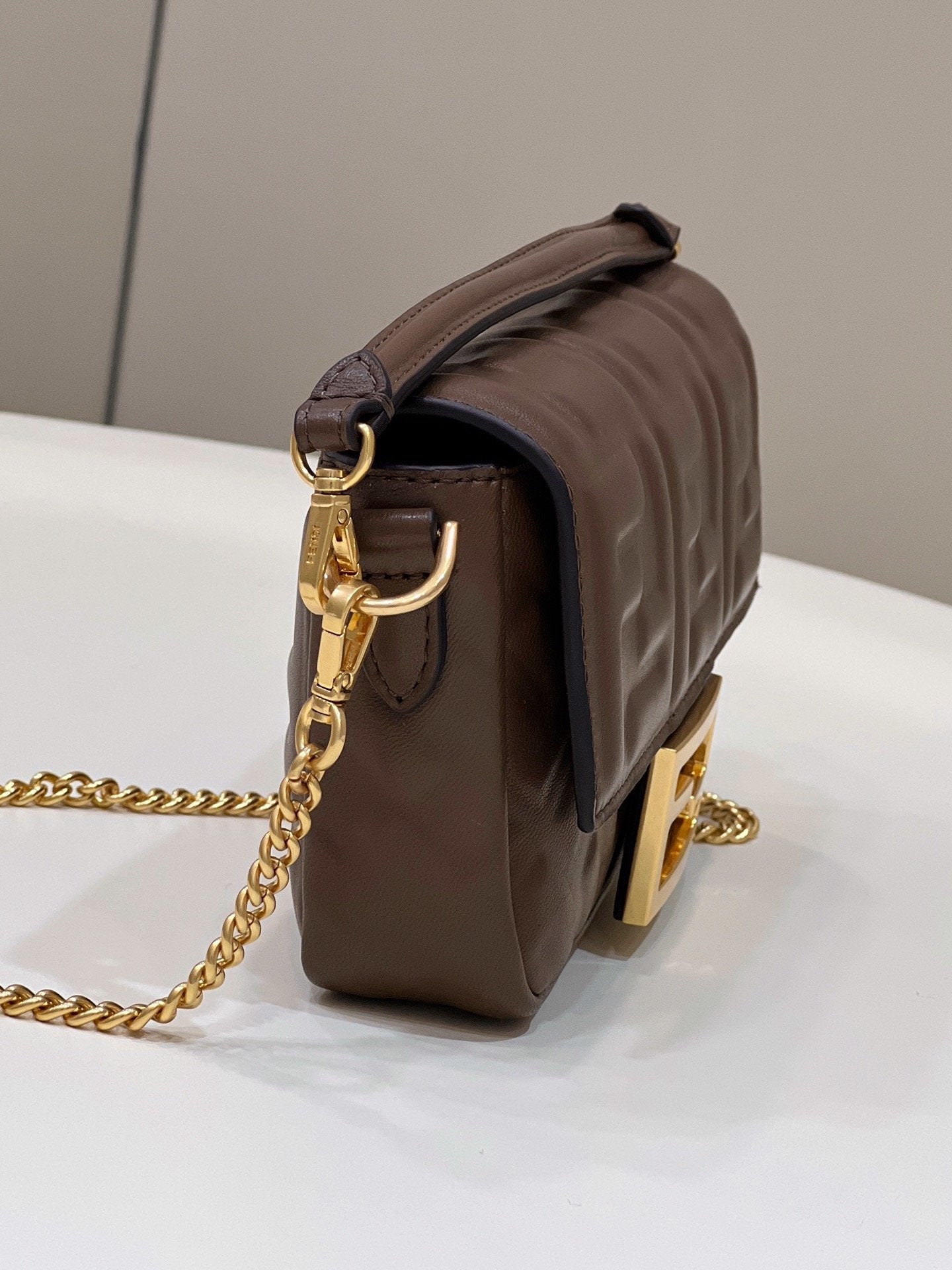Baguette Brown For Women, Handbags, Shoulder And Crossbody Bags 7.5in/19cm FF 8BS017