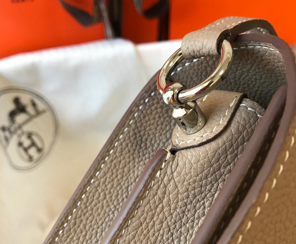 Mini Evercolor Sac Roulis 19 Grey For Women, Handbags, Shoulder Bags 7.5in/19cm