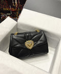 Large Devotion Shoulder Bag In Quilted Nappa Black For Women 11.4in/29cm GLAMI