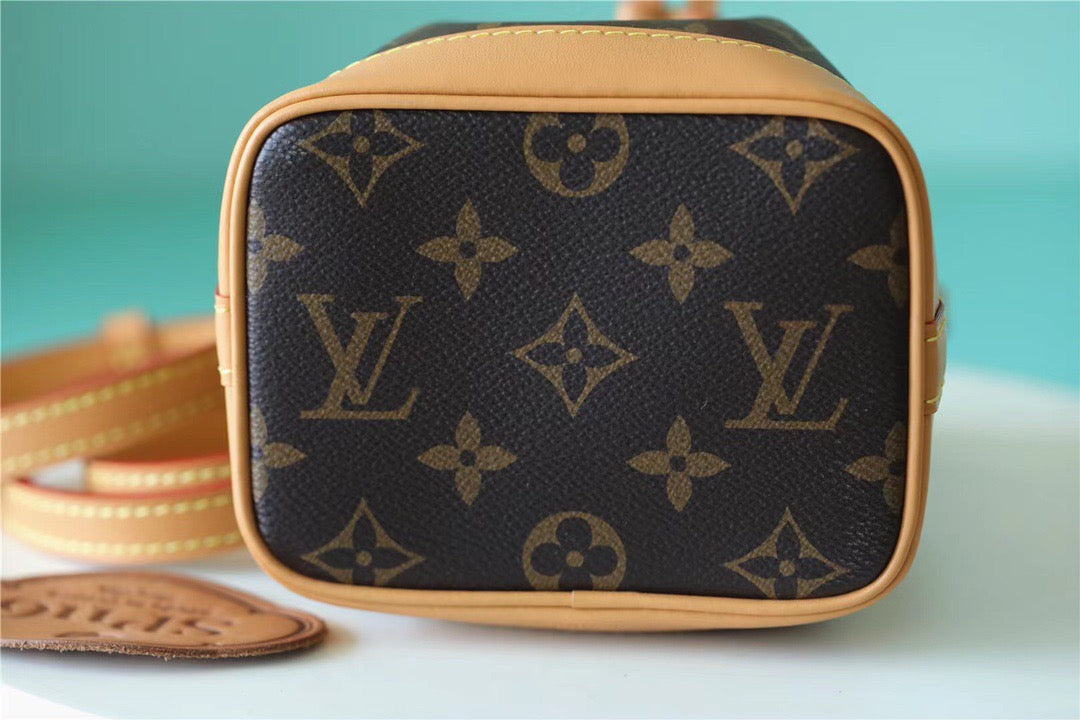 Louis Vuitton Nano Noe Monogram Canvas For Women,  Shoulder And Crossbody Bags 16cm/6.3in Louis Vuitton M81266