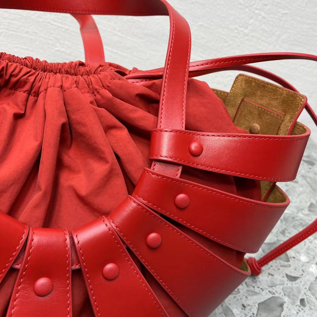 MeGLAMIum Shoulder Bag Red, For Women, Women Bags 8.6in/22cm