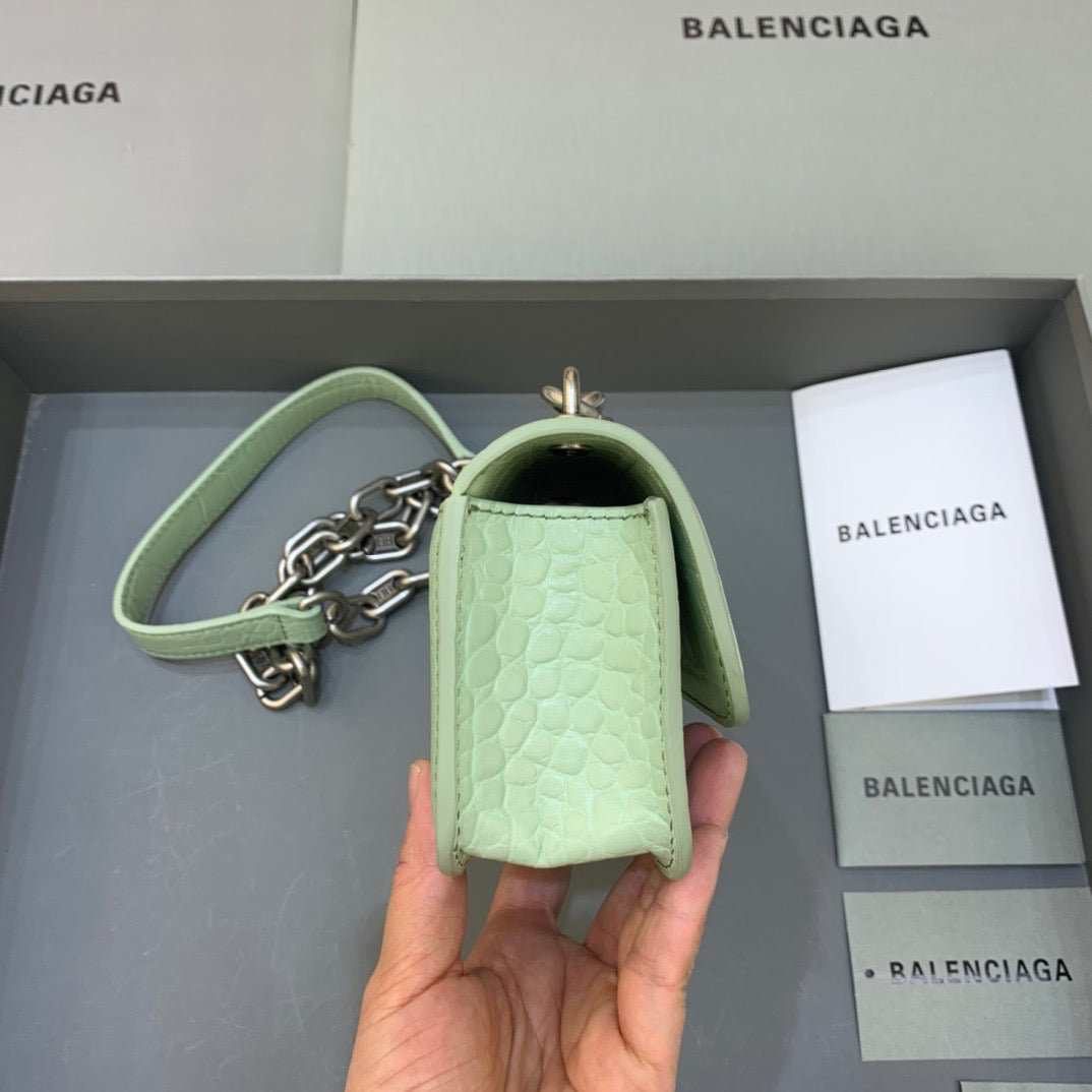 Gossip Small On Chain Shoulder Bag Light Green, For Women,  Bags 7.4in/19cm