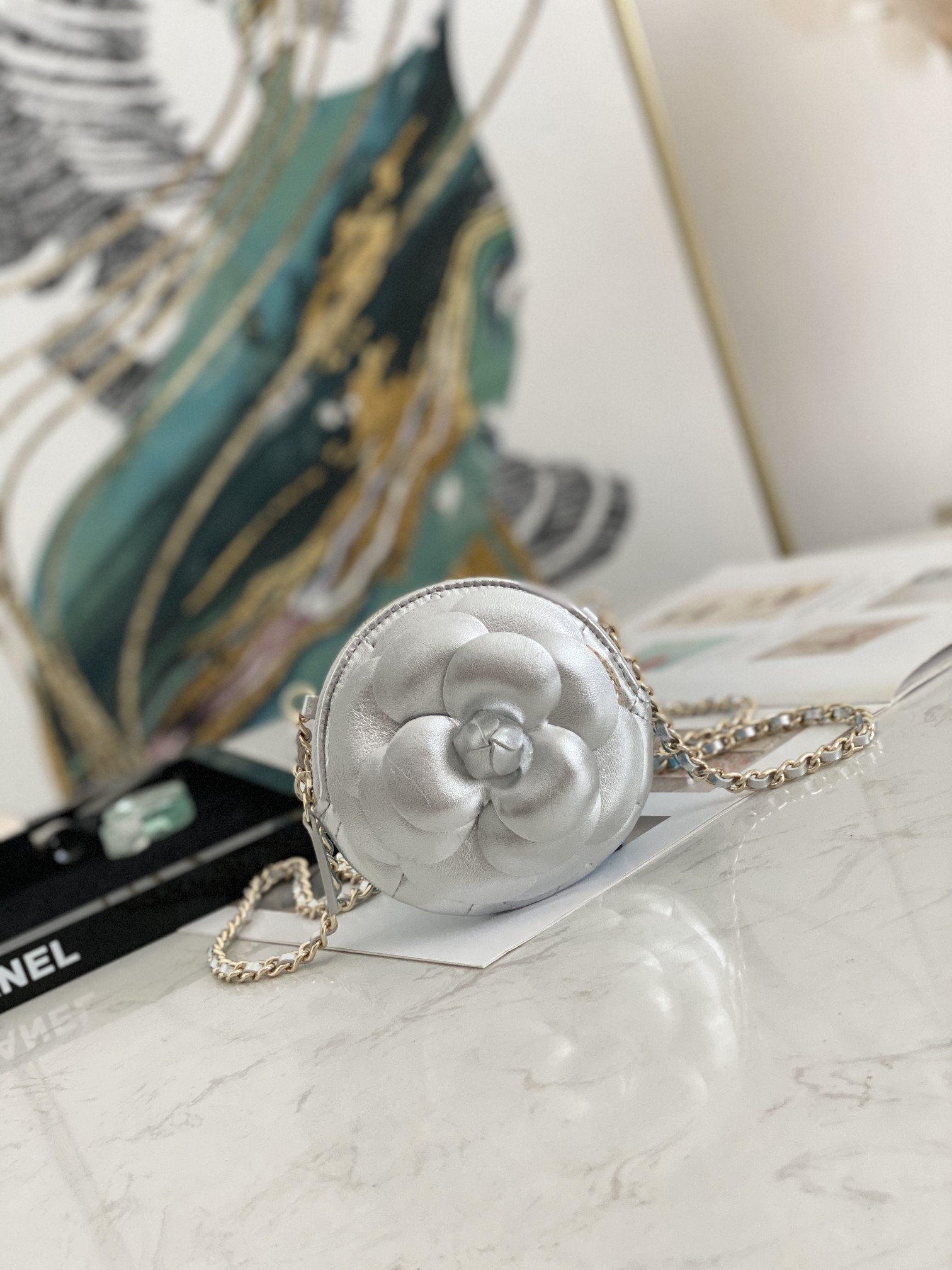Chanel Camellia Clutch With Chain SiLouis Vuittoner Bag For Women 11cm/4in