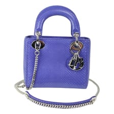 Christian Dioror - Mini Lady Dioror Pitone Crossbody bag