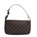 Louis Vuitton Pochette Accessoire  Canvas Clutch Bag