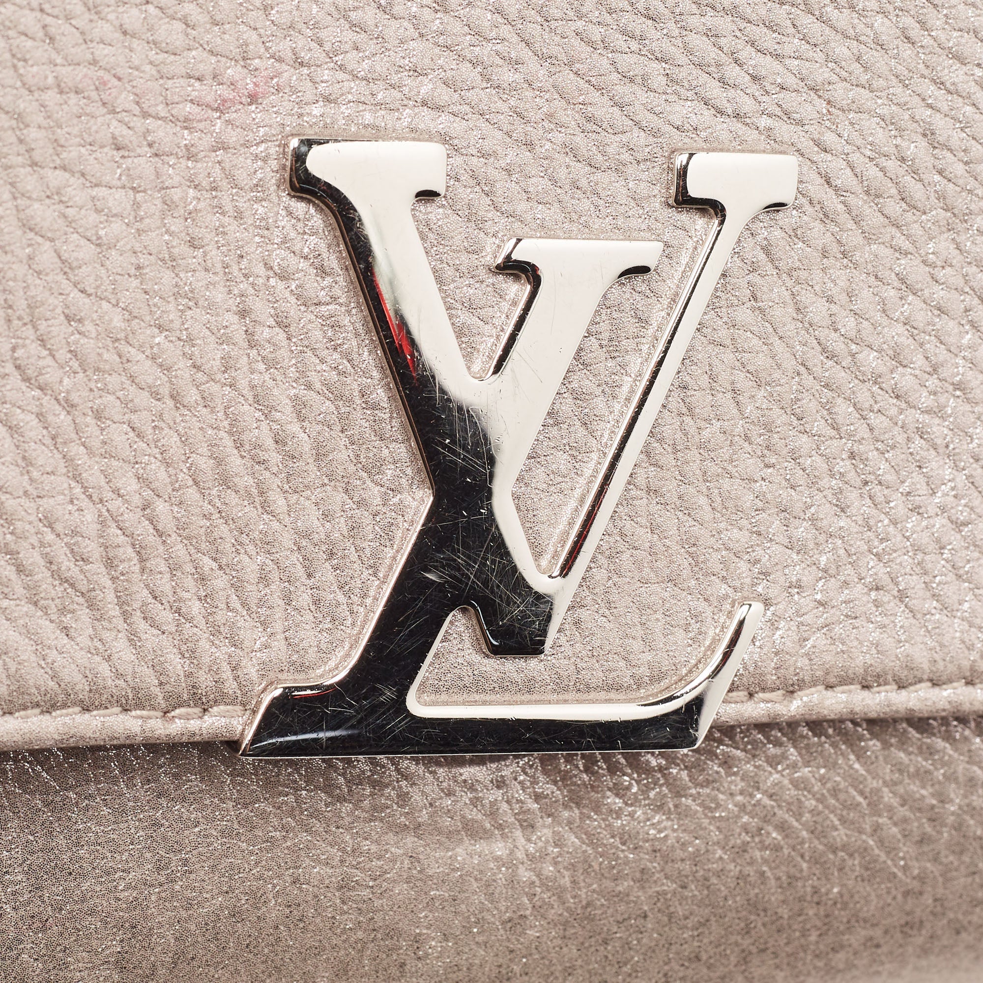 Louis Vuitton  Iridescent Leather Chain Louise Clutch
