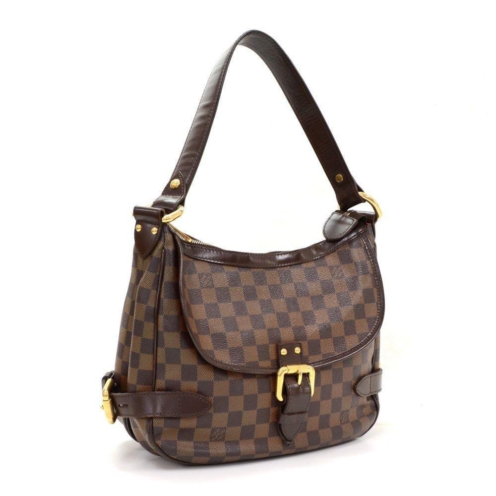 LOUIS VUITTON Damier Ebene Highbury Shoulder Handbag