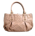 Gucci 269953 Women's Scarlett Nude Guccissima Leather Handbag Tote - Final Call