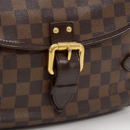 LOUIS VUITTON Damier Ebene Highbury Shoulder Handbag