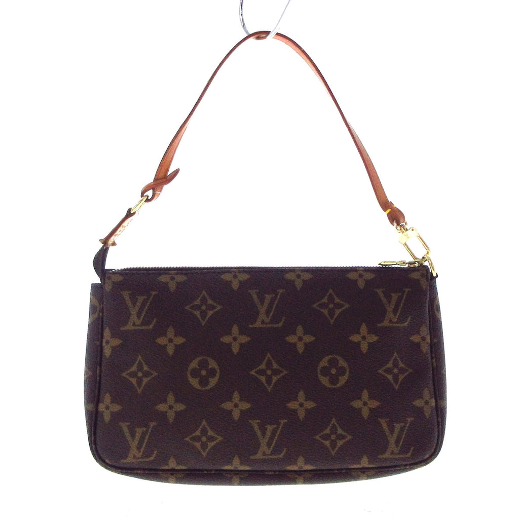 Louis Vuitton Pochette Accessoire  Canvas Clutch Bag