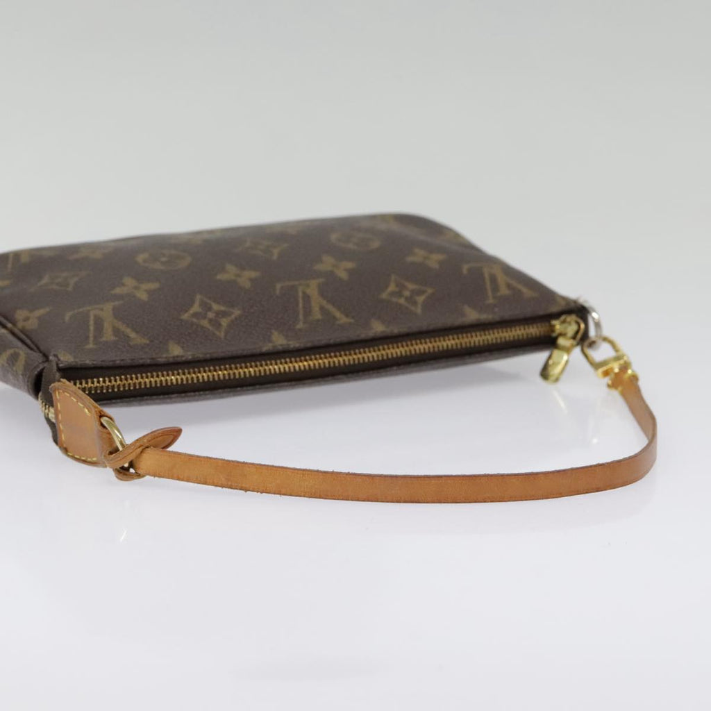 Louis Vuitton Pochette Accessoire  Canvas Clutch Bag