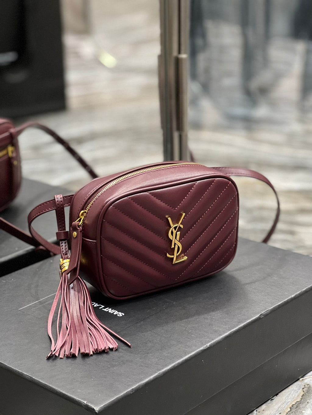 Top Quality Lou Belt Bag Red In MatelassÃ© Gold Toned Hardware For Women 6.1in/15cm YSL 614031DV7072721