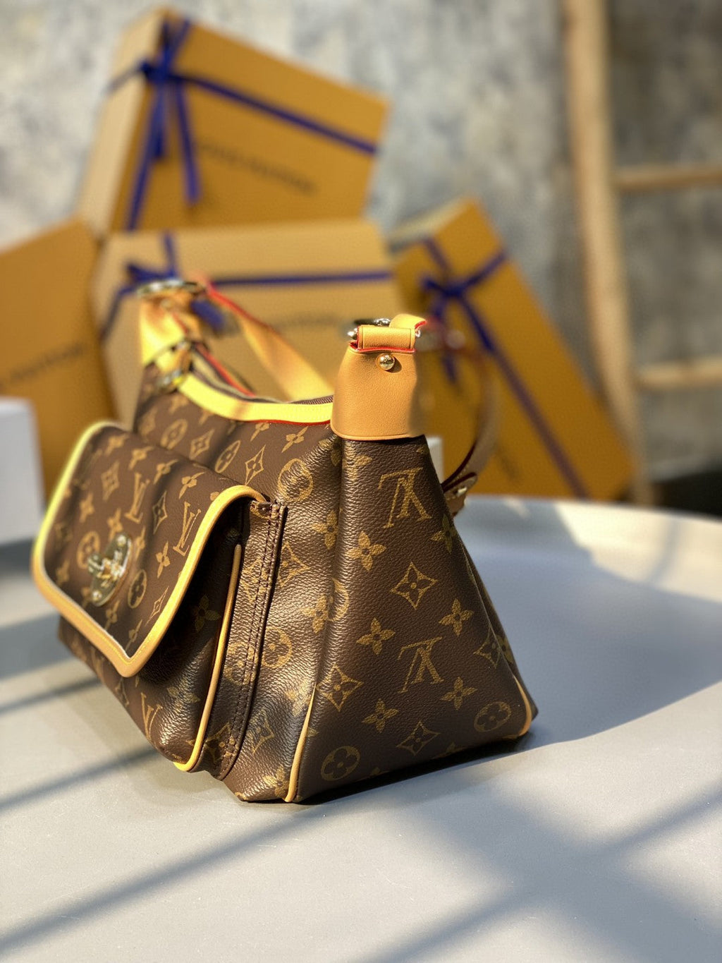 Louis Vuitton Tikal GM Monogram Canvas For Women,  Shoulder Bags 30cm Louis Vuitton M40077