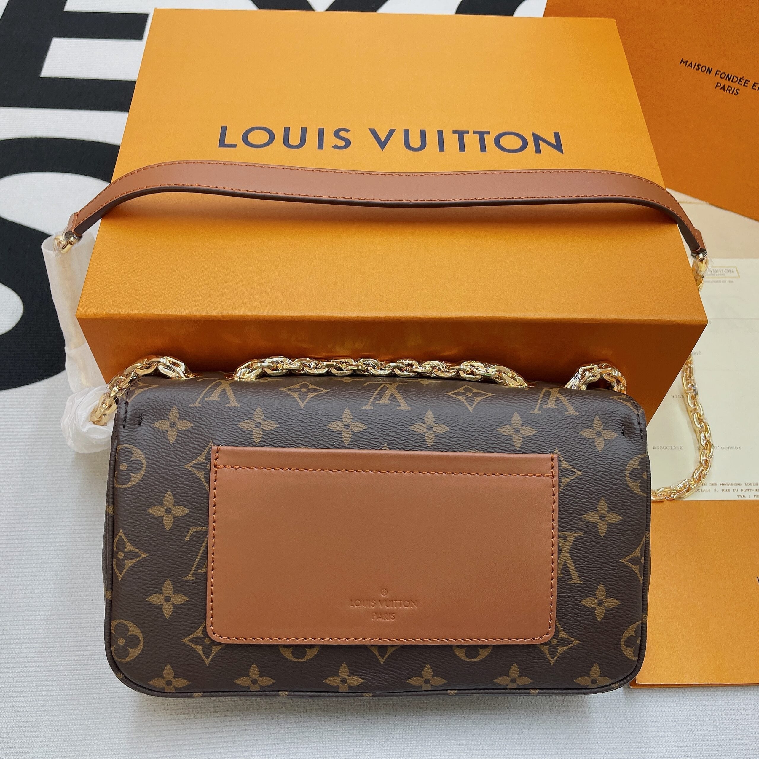 Louis Vuitton Marceau Monogram Canvas Caramel Brown For Women,  Shoulder and Crossbody Bags 9.6in/24.5cm Louis Vuitton M46127