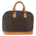 Louis Vuitton Alma Handbag Monogram Canvas Brown Canvas Handbag
