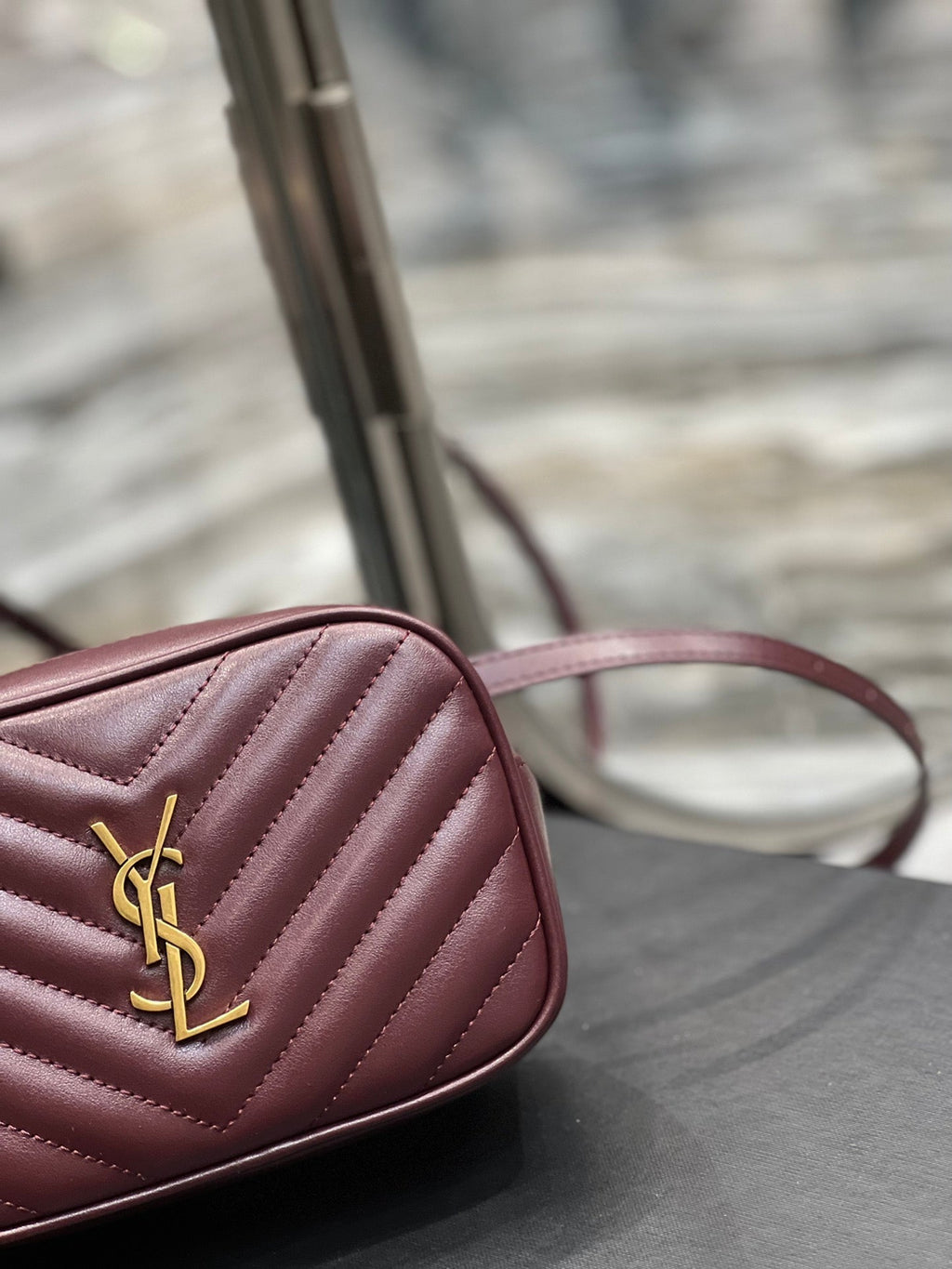 Top Quality Lou Belt Bag Red In MatelassÃ© Gold Toned Hardware For Women 6.1in/15cm YSL 614031DV7072721
