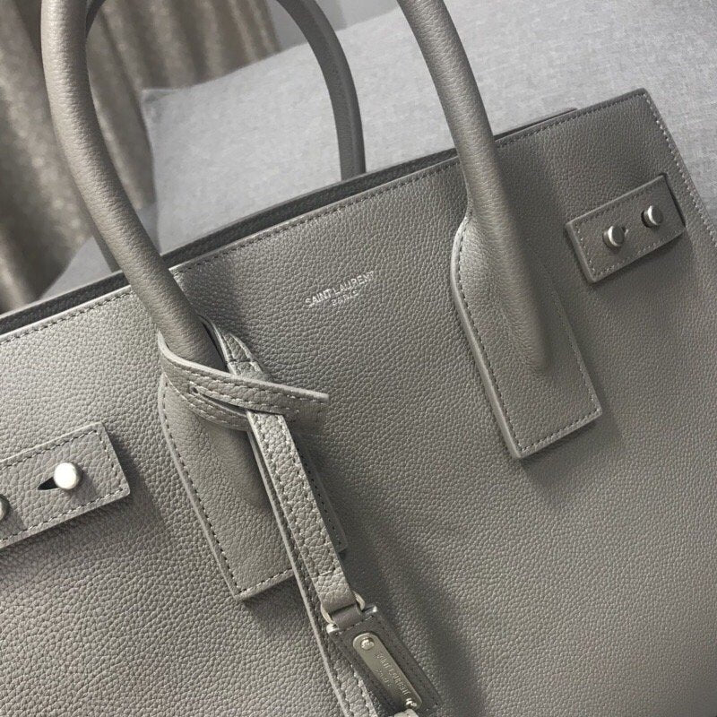 YSSL Sac De Jour Small Stone Grey For Women 12.5in/32cm YSLÂ 