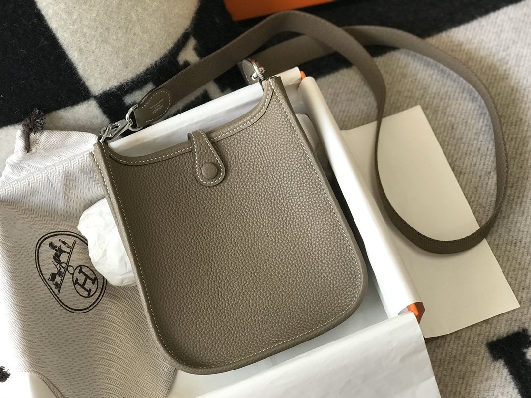 Evelyne 16 Amazone Bag Etoupe With SiLouis Vuittoner-Toned Hardware For Women, Shoulder And Crossbody Bags 6.3in/16cm H069426CKBF