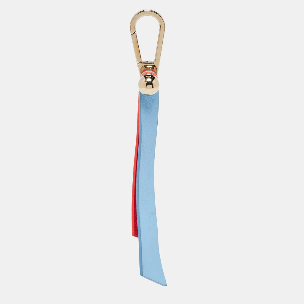 Dior Blue/orange Leather Key Chain