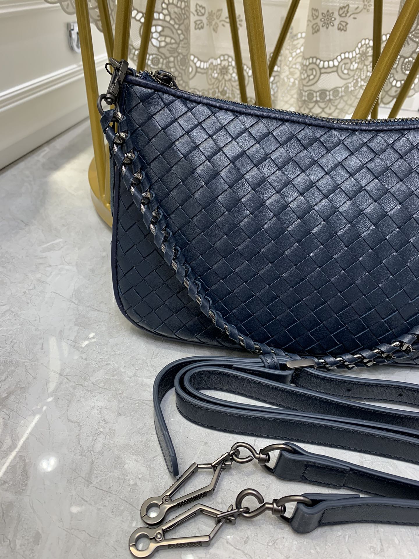 Crossbody Bag Blue, For Women, Bags 9.4in/24cm
