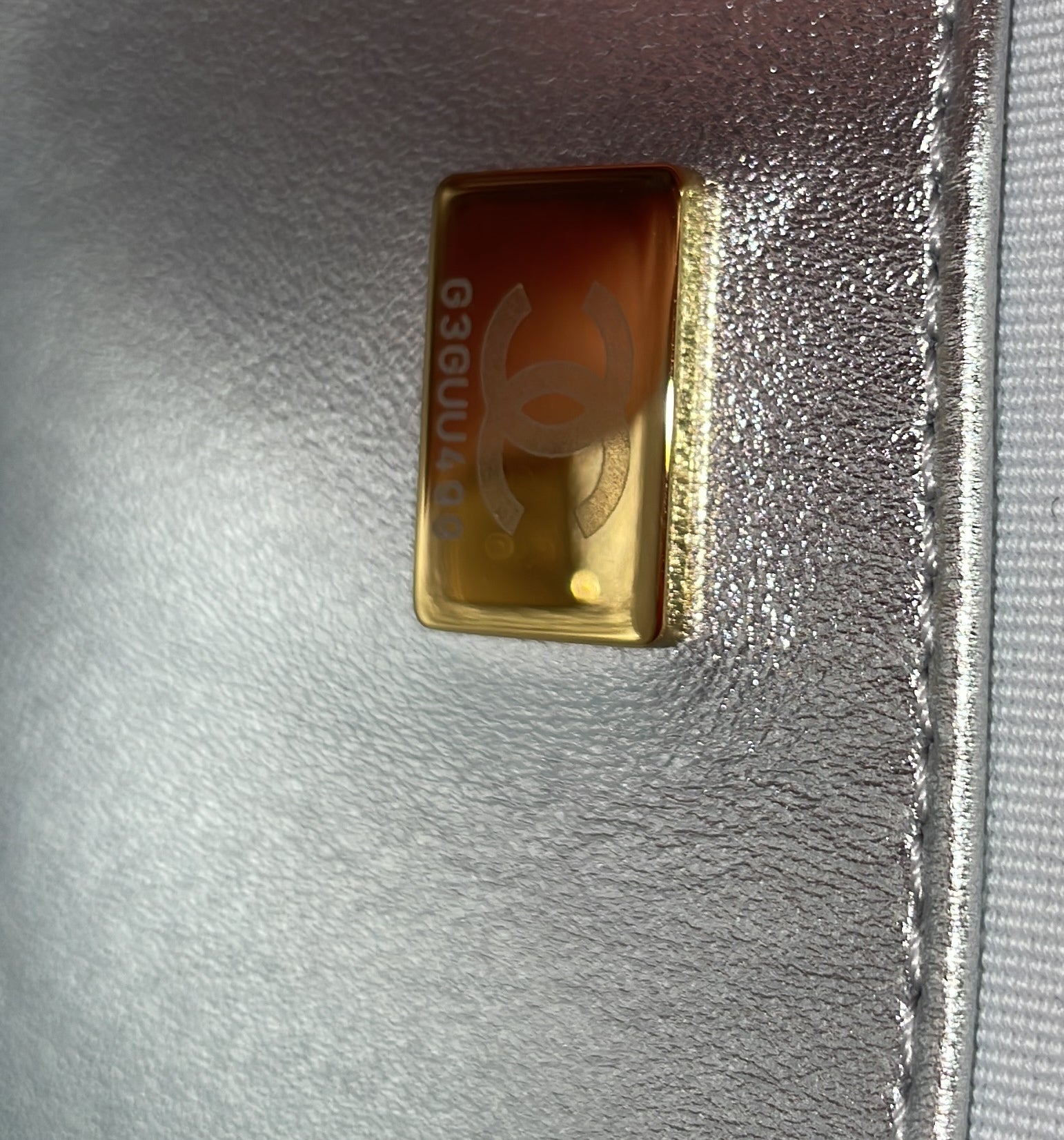 Chanel CC Walk of Fame Star Bag Quilted Metallic Lambskin