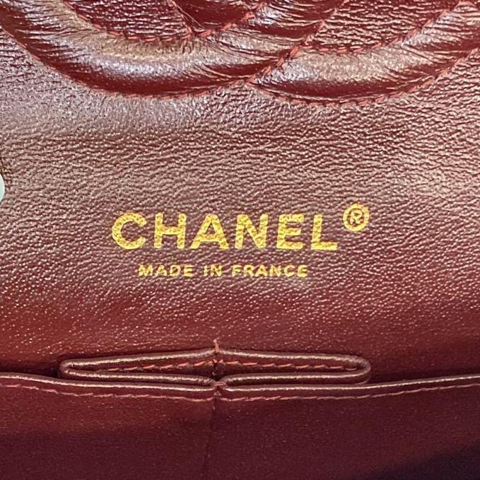 Chanel Square Mini Flap Quilted Leather Chain Shoulder Bag Black
