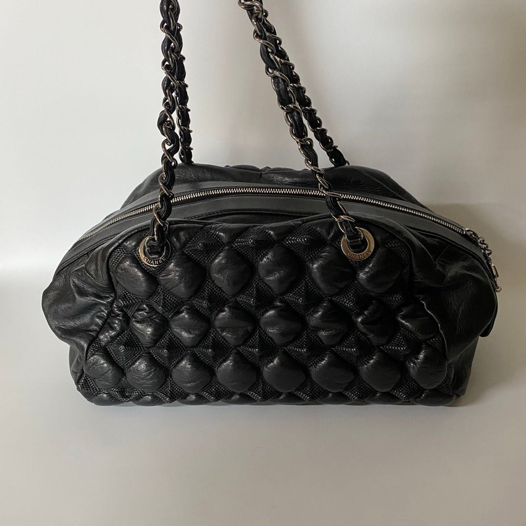 Chanel Shoulder Bag Leather Ladies Black Type - NG102736