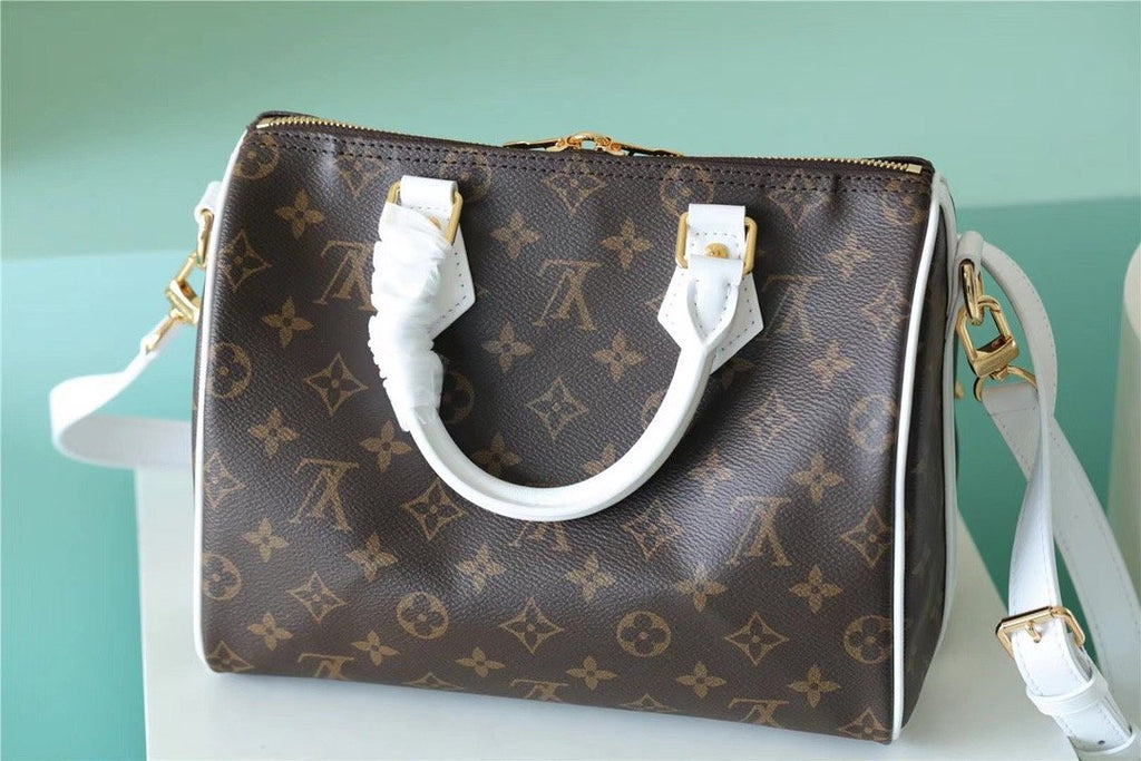 Louis Vuitton Speedy BandouliÃƒÆ’Ã‚Â¨re Bag 25 Classic Monogram Canvas For Women Brown 9.8in/25cm Louis Vuitton M20754