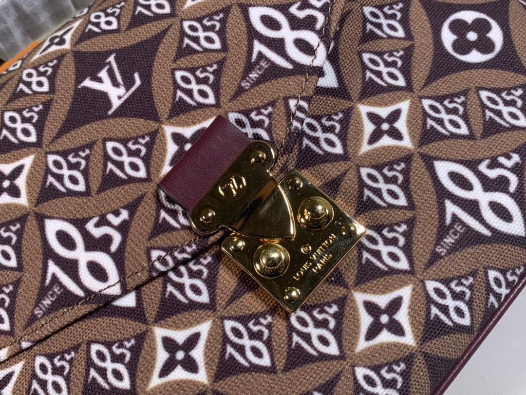 Louis Vuitton Pochette Metis MM Jacquard Sin1854 Brown For Women,  Shoulder And Crossbody Bags 9.8in/25cm Louis Vuitton