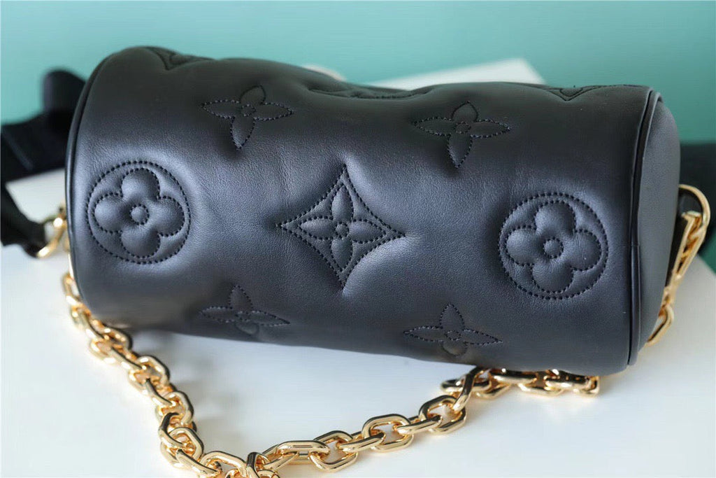 Louis Vuitton Papillon Burberry Bag Classic Monogram For Women 20cm Black Louis Vuitton M59800