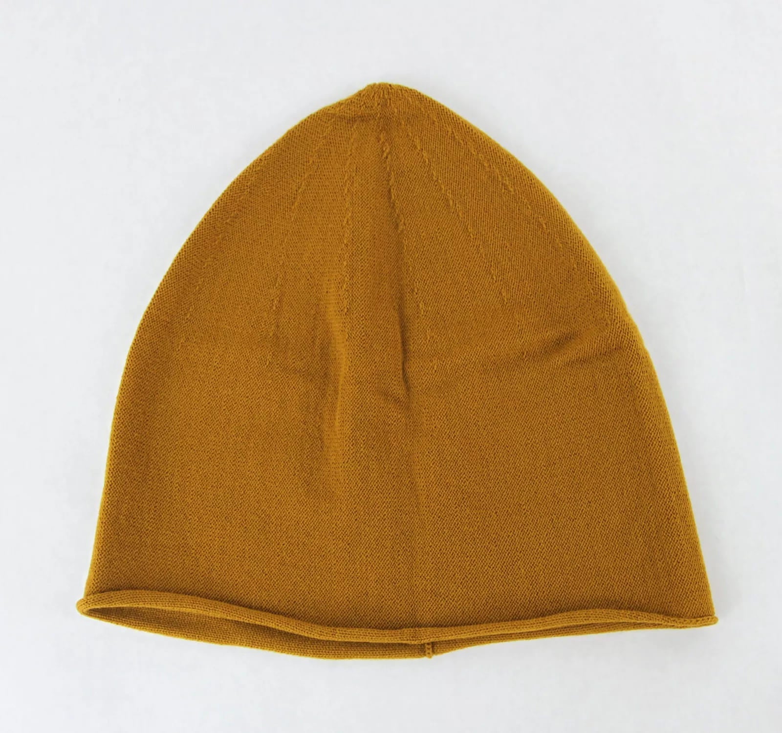 Bottega Veneta Merinos Wool Beanie Hat Orange Brown