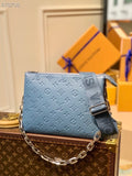 Louis Vuitton Coussin PM Monogram Embossed Puffy Light Blue For Women, WomenÃƒÂ¢Ã¢â€šÂ¬Ã¢â€žÂ¢s Handbags, Shoulder And Crossbody Bags 10.2in/26cm Louis Vuitton