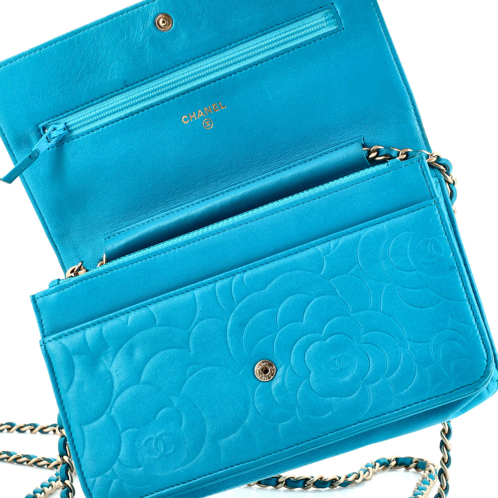 Chanel Wallet on Chain Camellia Lambskin