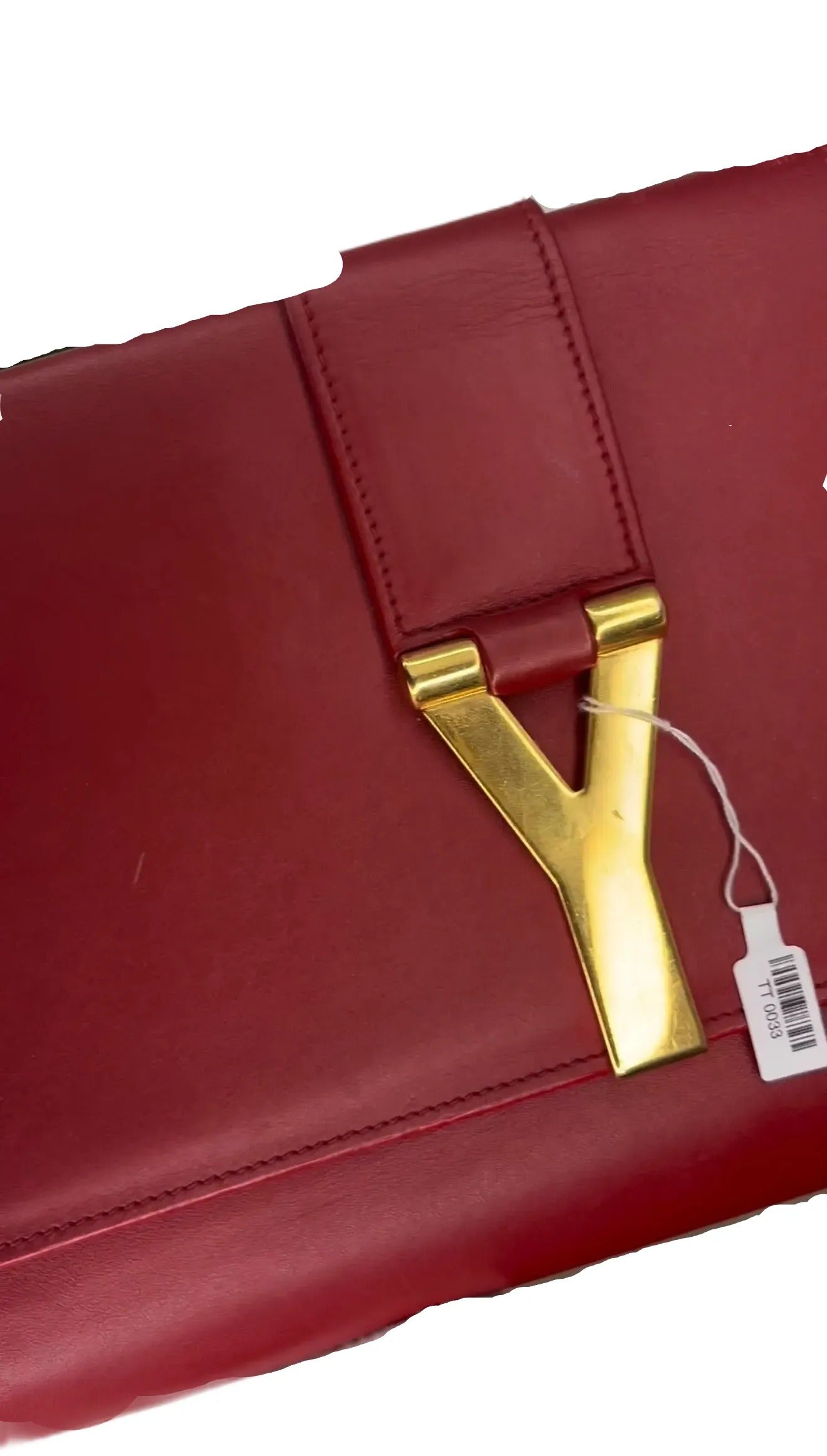 Saint Laurent - Clutch BAG - Leather RED Plain for Women TT0033