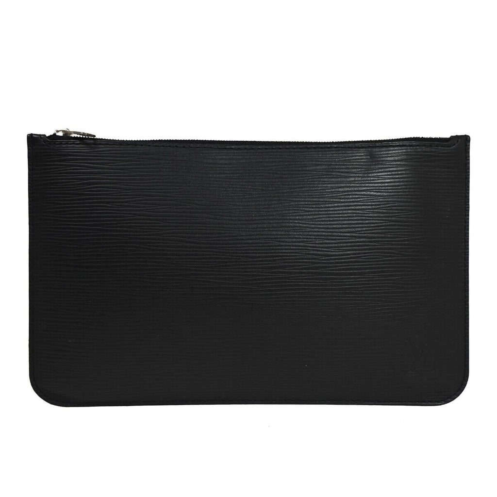 Louis Vuitton Neverfull Pouch  Leather Clutch Bag
