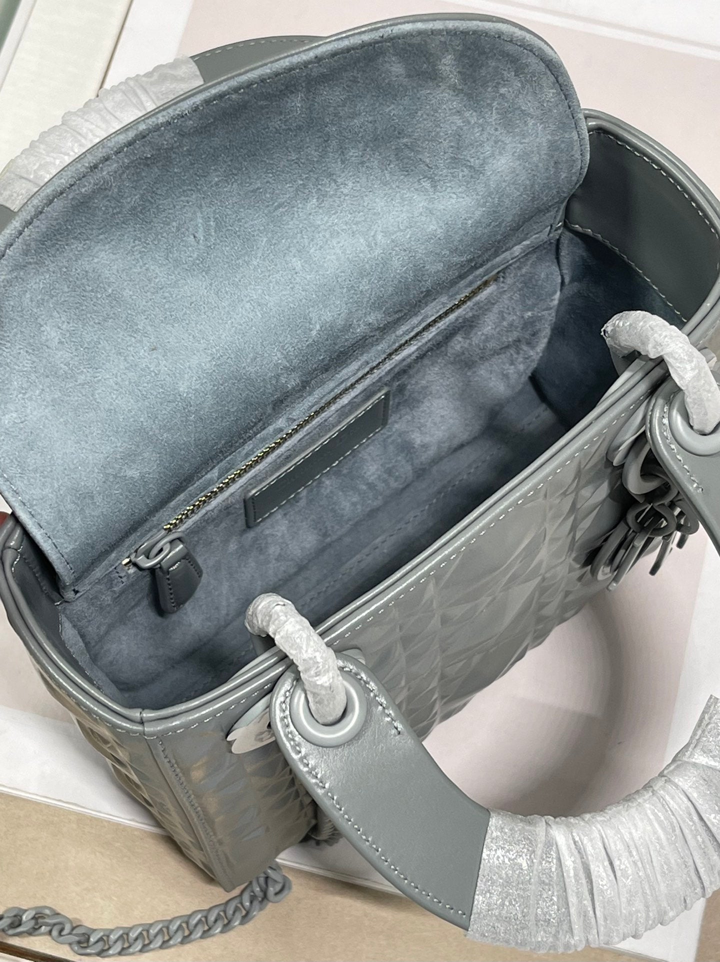 Mini Lady Bag, Dark Grey, For Women WomenÃ¢â‚¬â„¢s Handbags, Crossbody Bags, 17cm CD