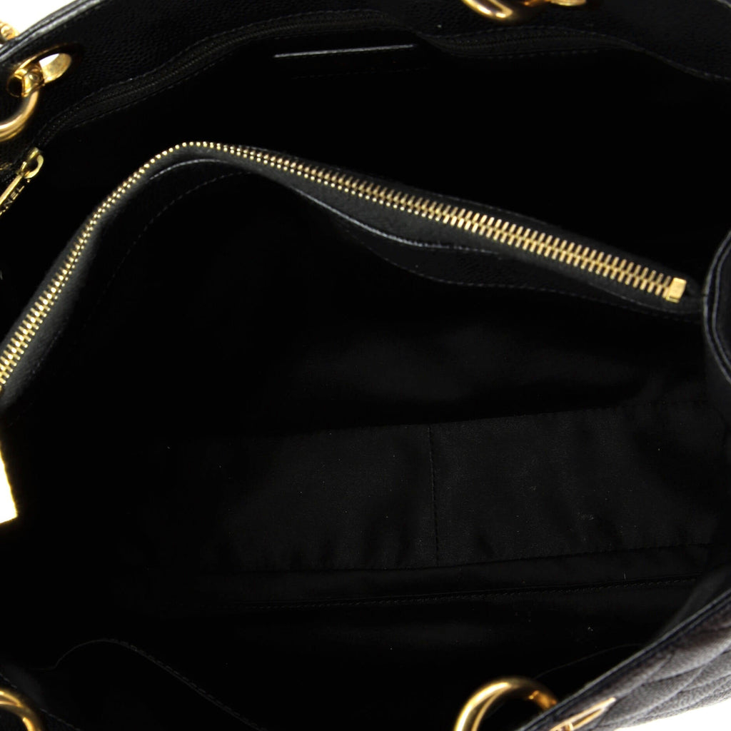 Chanel Grand Shopping Tote Quilted Caviar