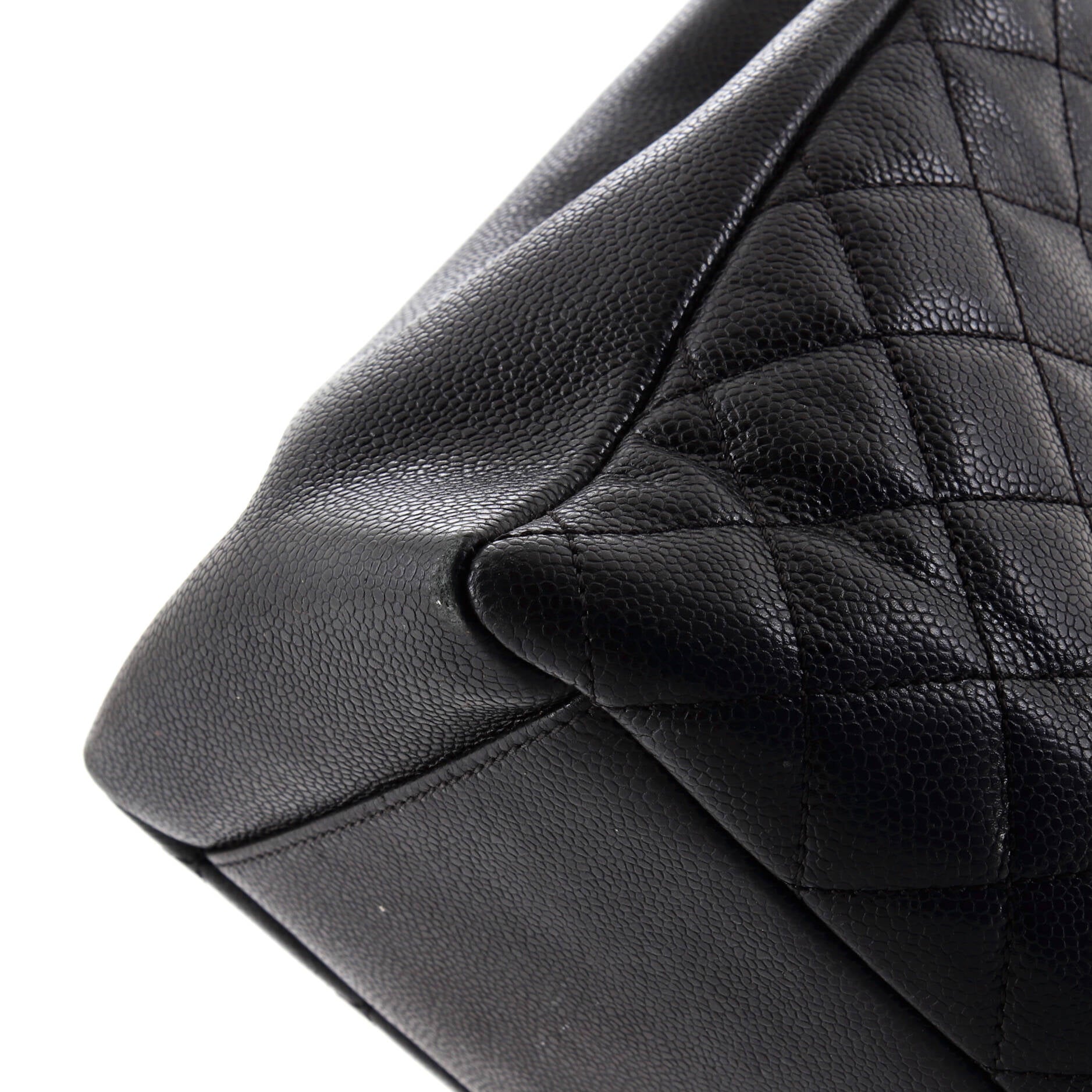 Chanel Grand Shopping Tote Quilted Caviar