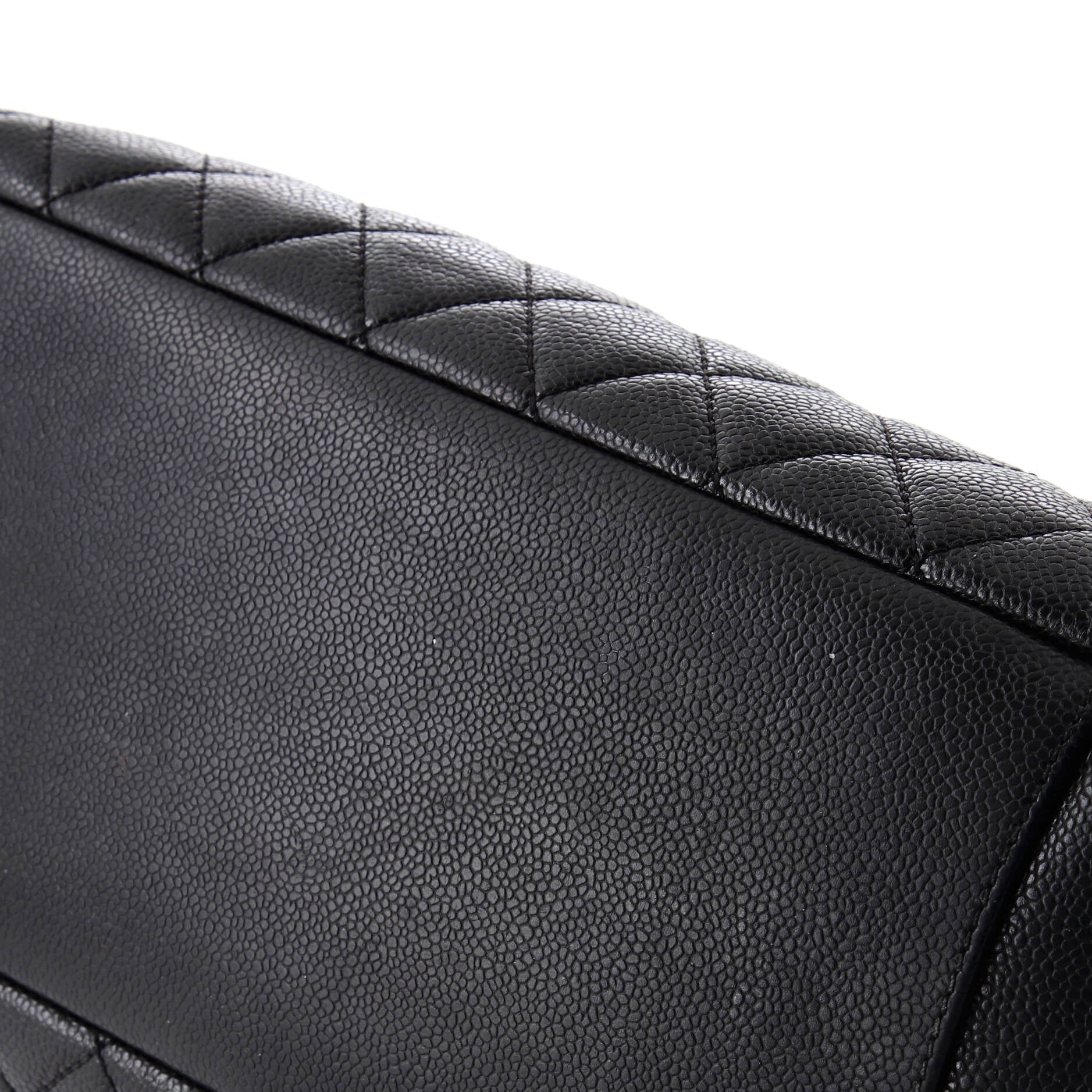 Chanel Grand Shopping Tote Quilted Caviar