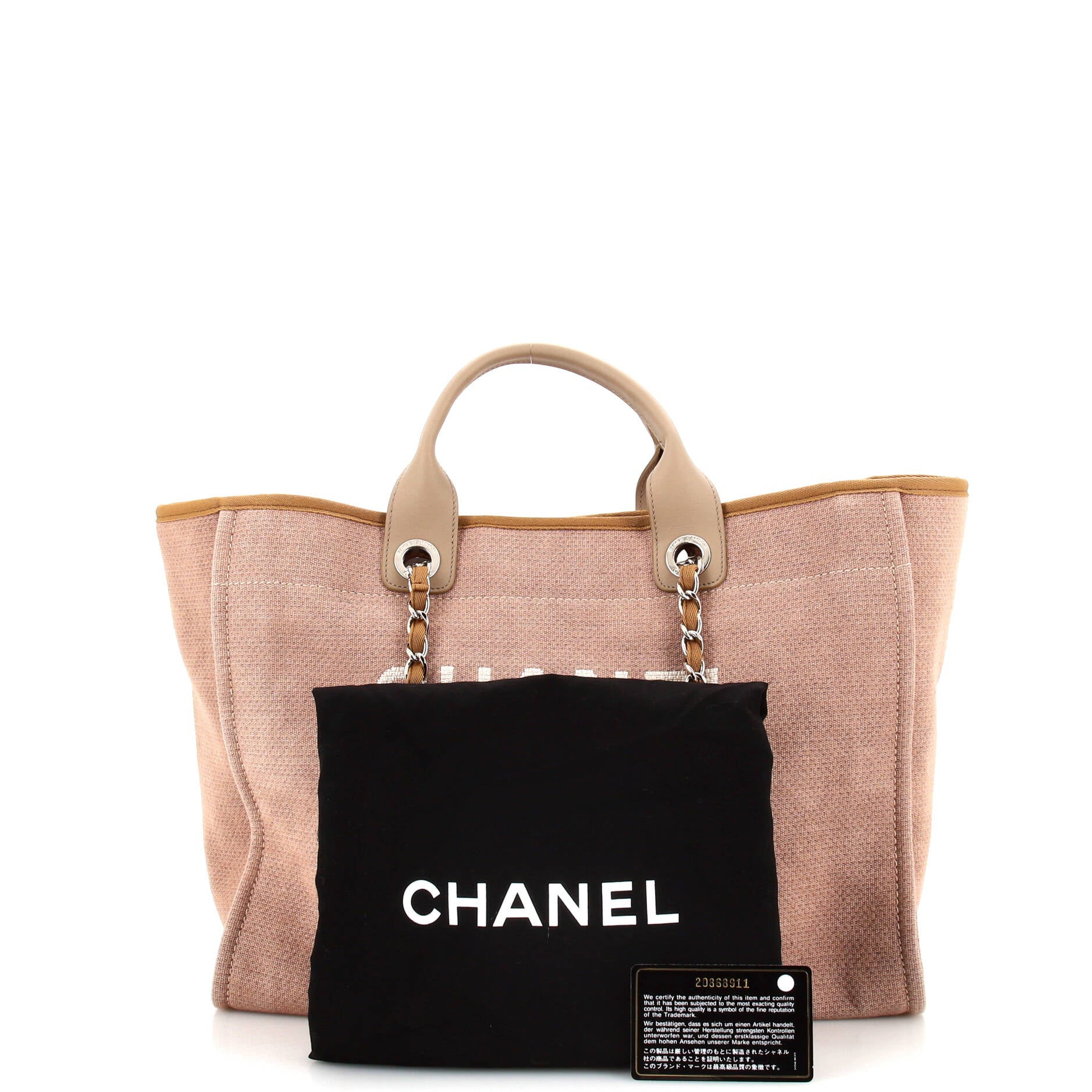 Chanel Deauville Tote Canvas Medium