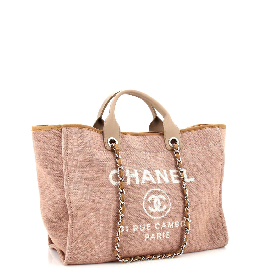 Chanel Deauville Tote Canvas Medium
