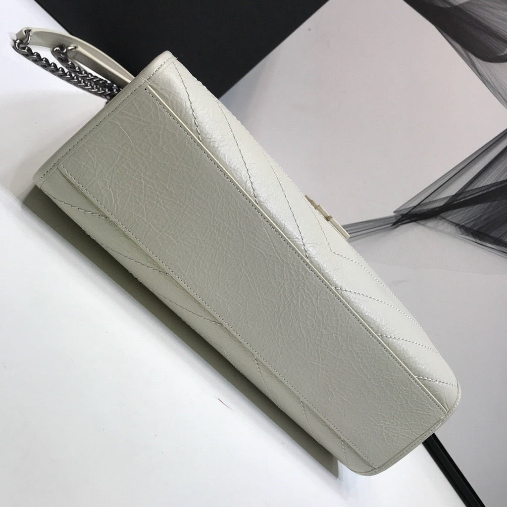 YSSL Niki Medium Shopping Bag White For Women 12in/32cm YSLÂ 
