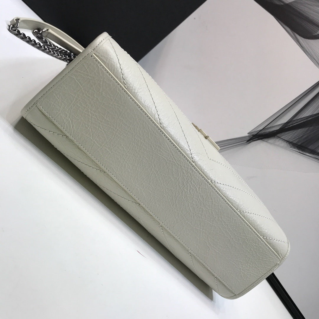 YSSL Niki Medium Shopping Bag White For Women 12in/32cm YSLÂ 