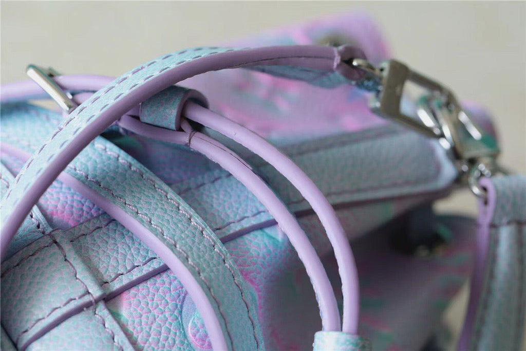 Louis Vuitton Nano Noe Monogram Empreinte Light Blue For Women,  Shoulder And Crossbody Bags 6.3in/16cm Louis Vuitton M81463