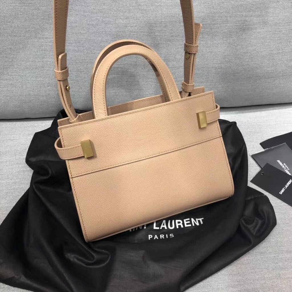 Top Quality Manhattan Nano Shopping Bag In Box Beige For Women 8.2in/21cm YSL