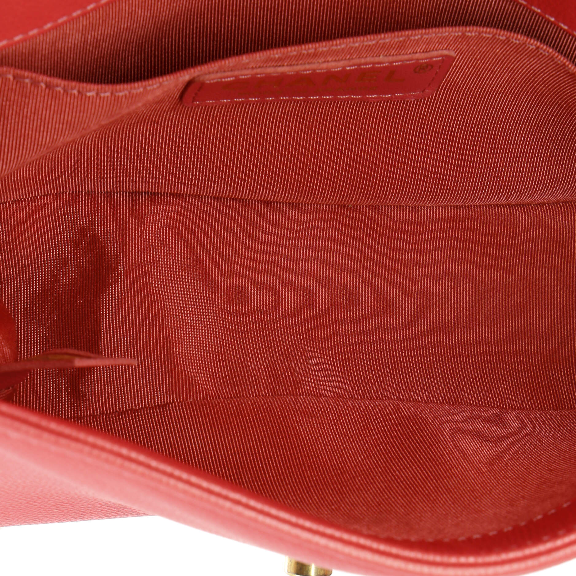 Chanel Boy Flap Bag Quilted Caviar Small