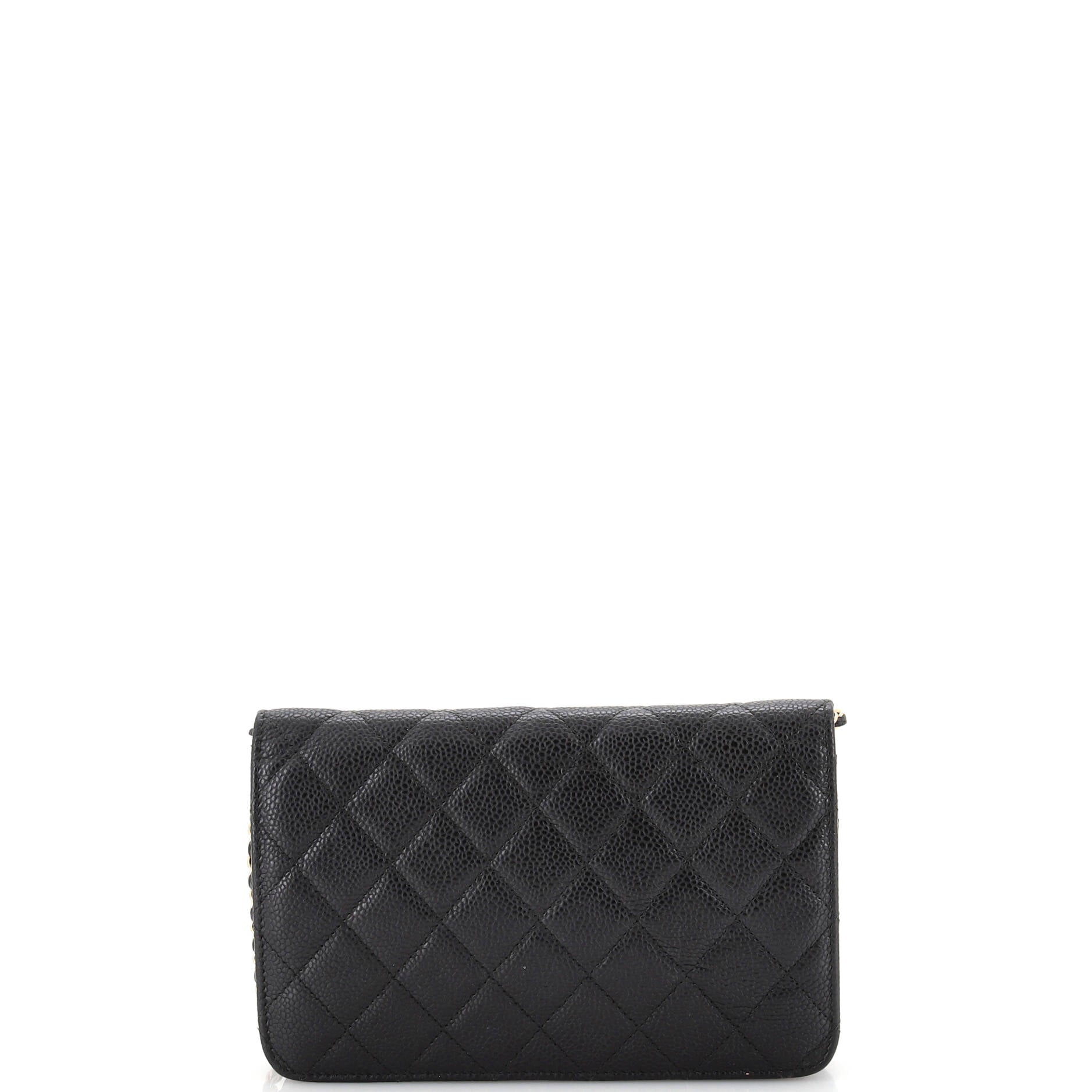 Chanel Golden Class Wallet on Chain Quilted Caviar
